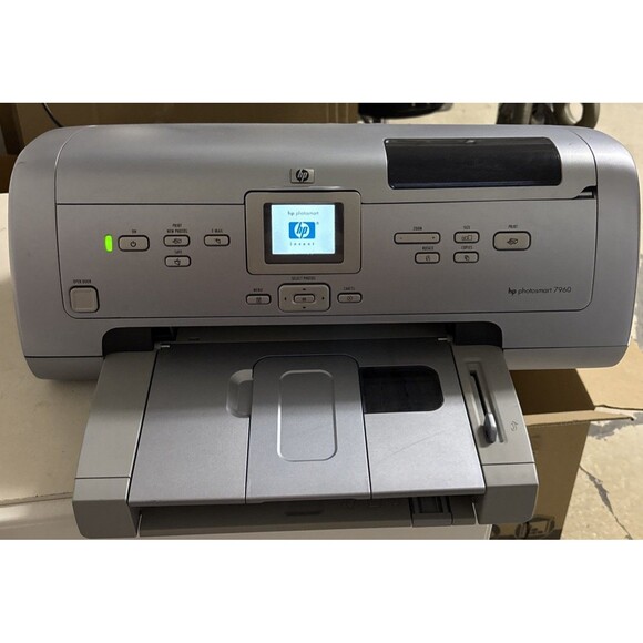 HP 7960 Photosmart high definition Digital Photo Inkjet Printer Tested Works - Picture 2 of 2